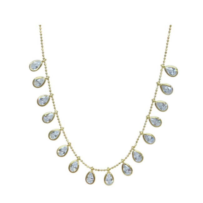 Gold twinkle necklace