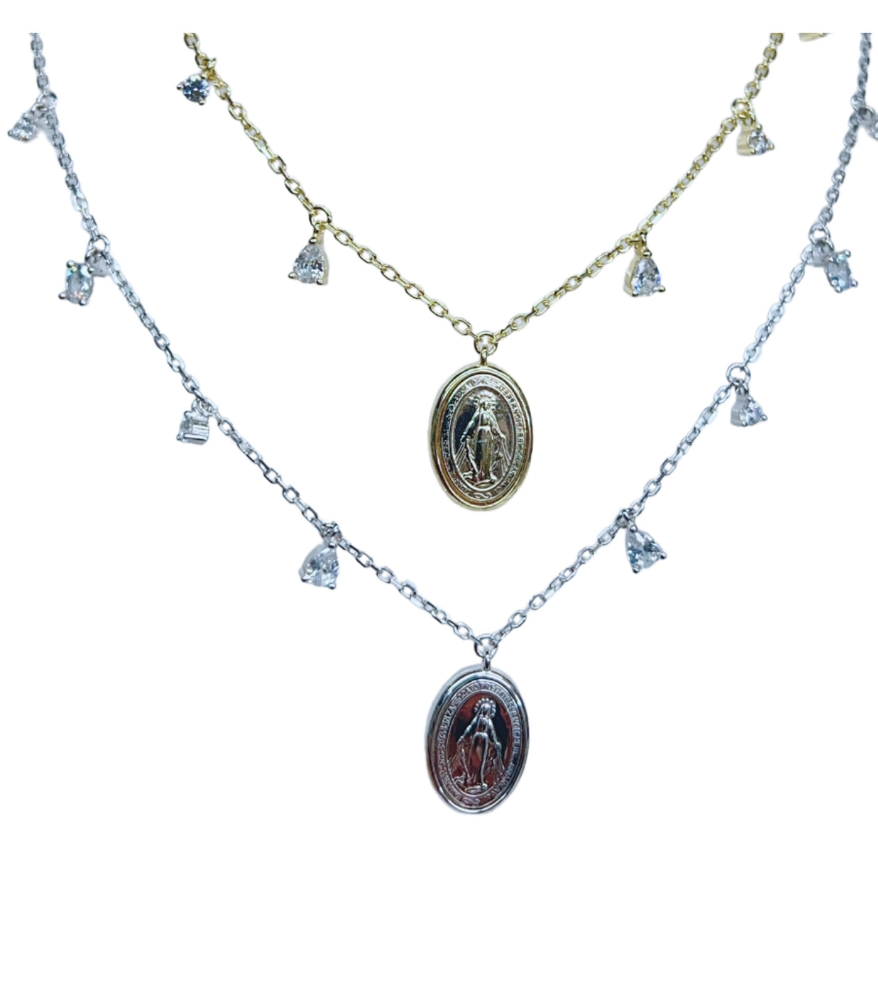 Virgin Mary necklace