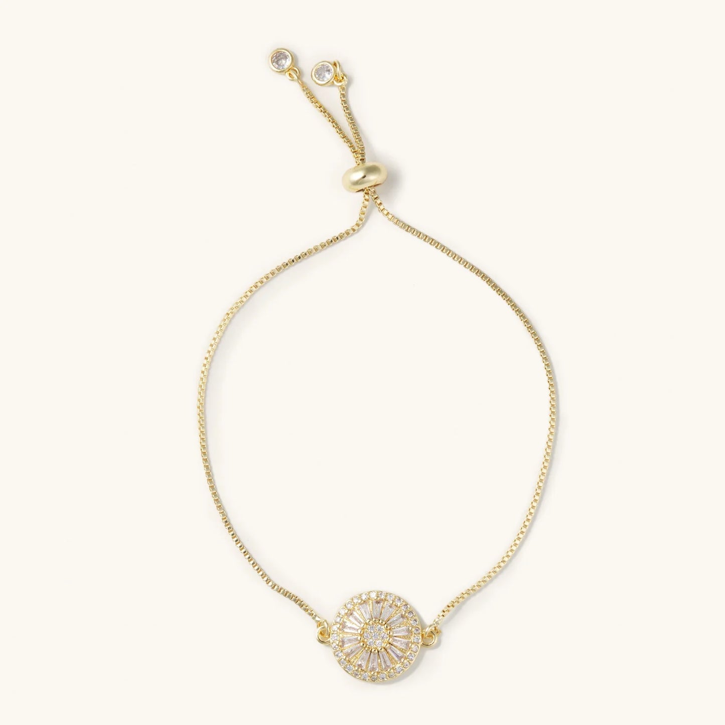 Antique slider bracelet gold