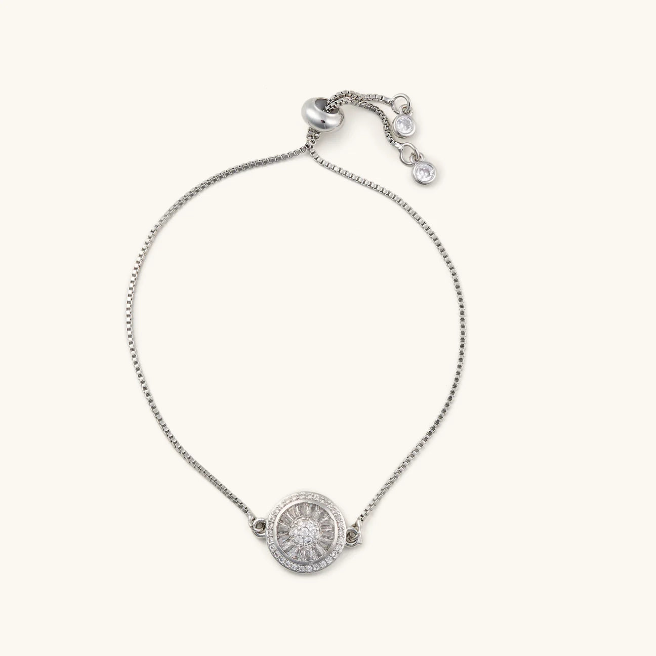 Antique slider bracelet silver