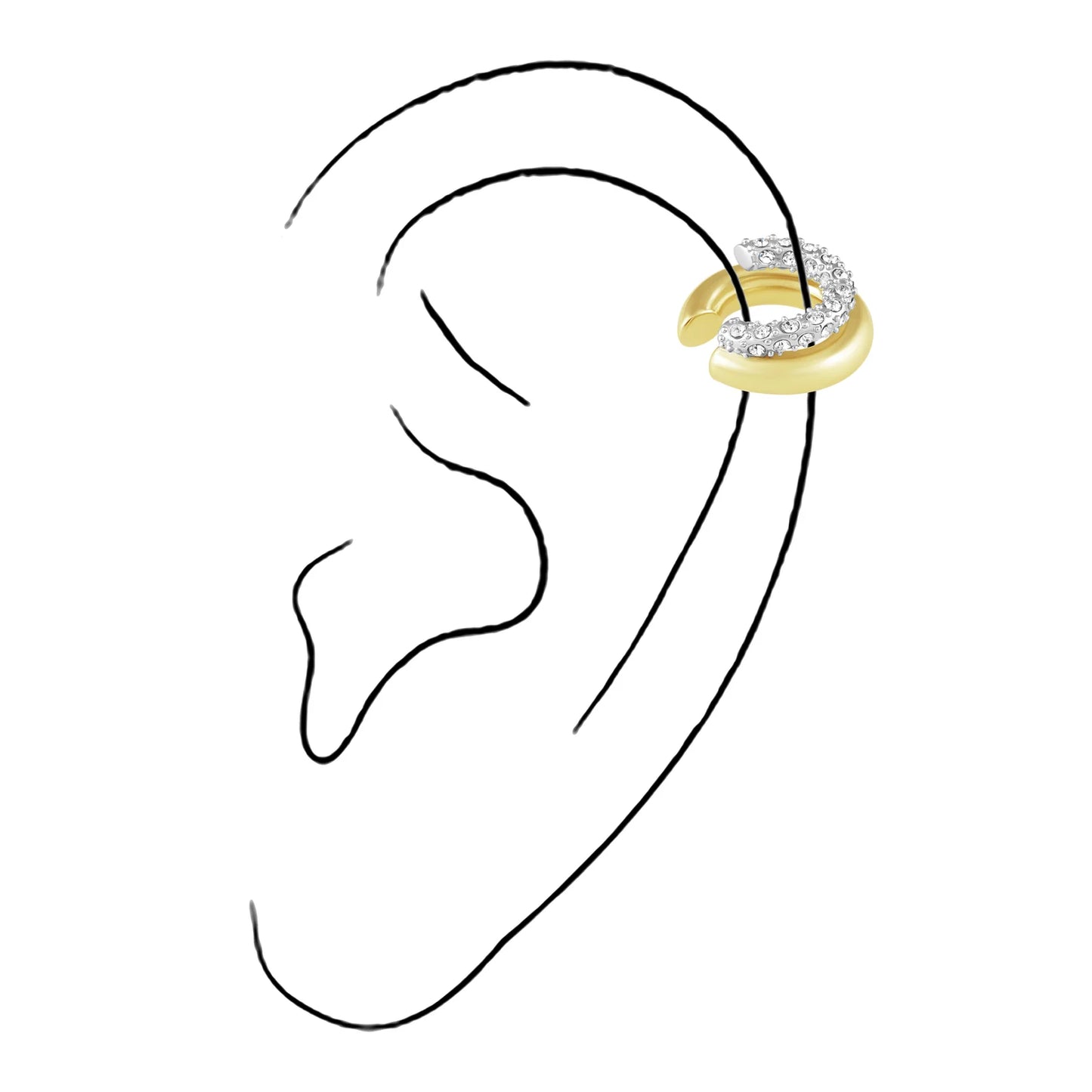Double ear cuff
