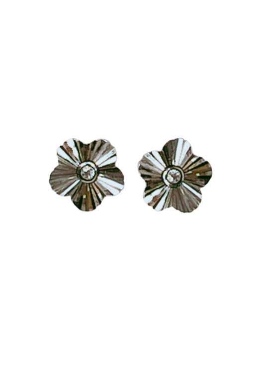 Daisy stud silver
