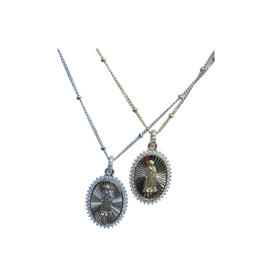 Virgin Mary necklace