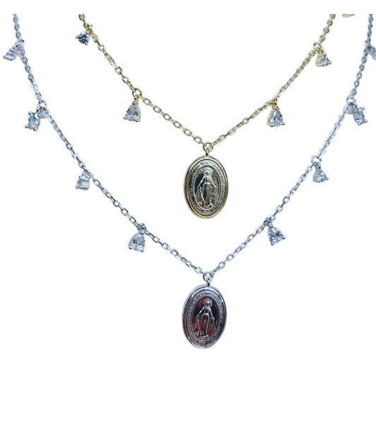 Virgin Mary necklace