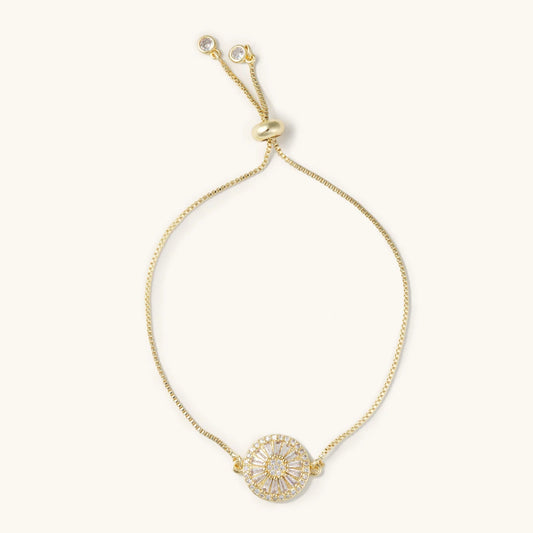 Antique slider bracelet gold