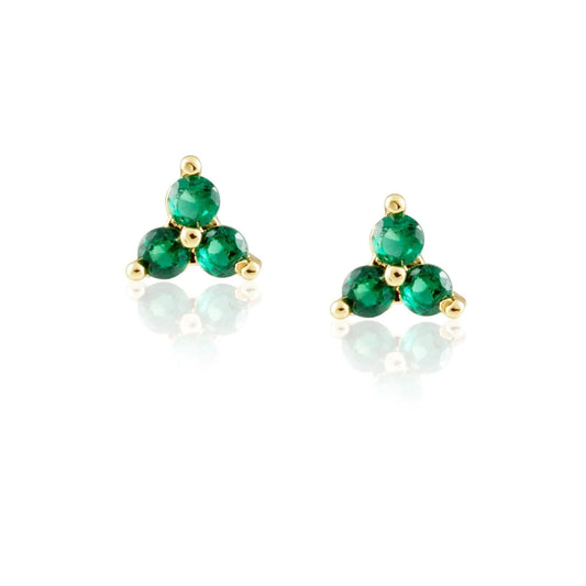 Trinity studs green