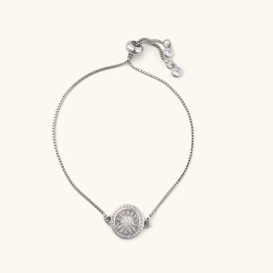 Antique slider bracelet silver